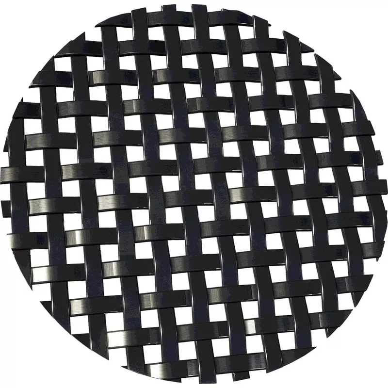 .1875″ Flat Square Decorative Grille – Flat Black, 36″ W x 48″ L Sheet