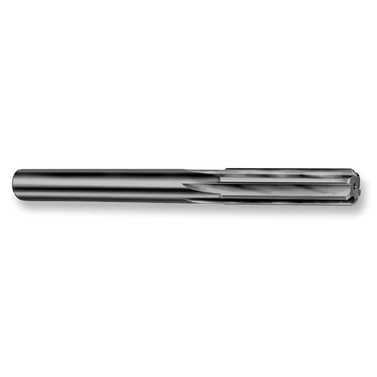 Hannibal 8041245 Short 804D General Purpose Chucking Reamer, 0.1245 in Dia, Straight Shank, Straight Flute