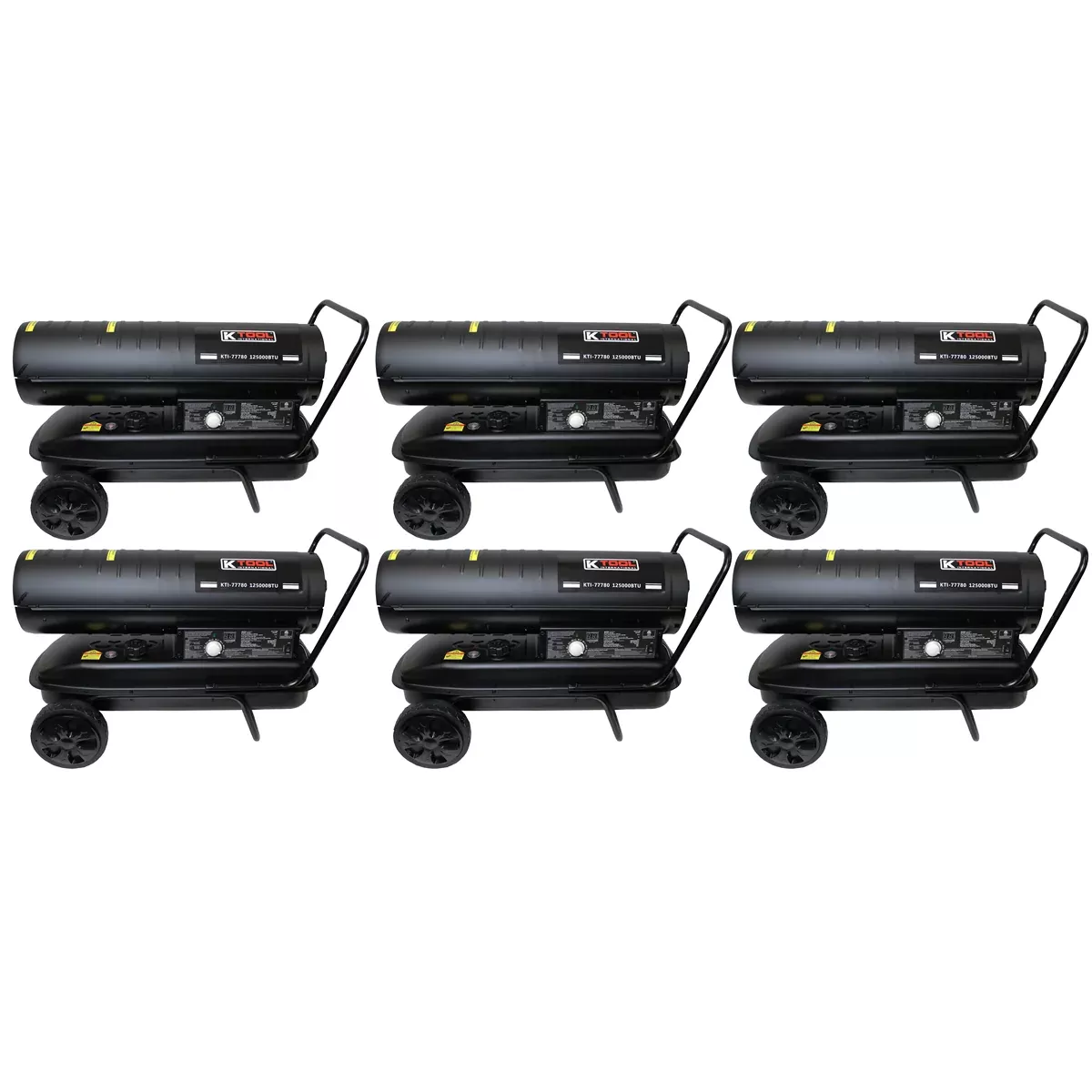 K Tool International 125;000 BTU Forced Air Heater (Pallet of 6)