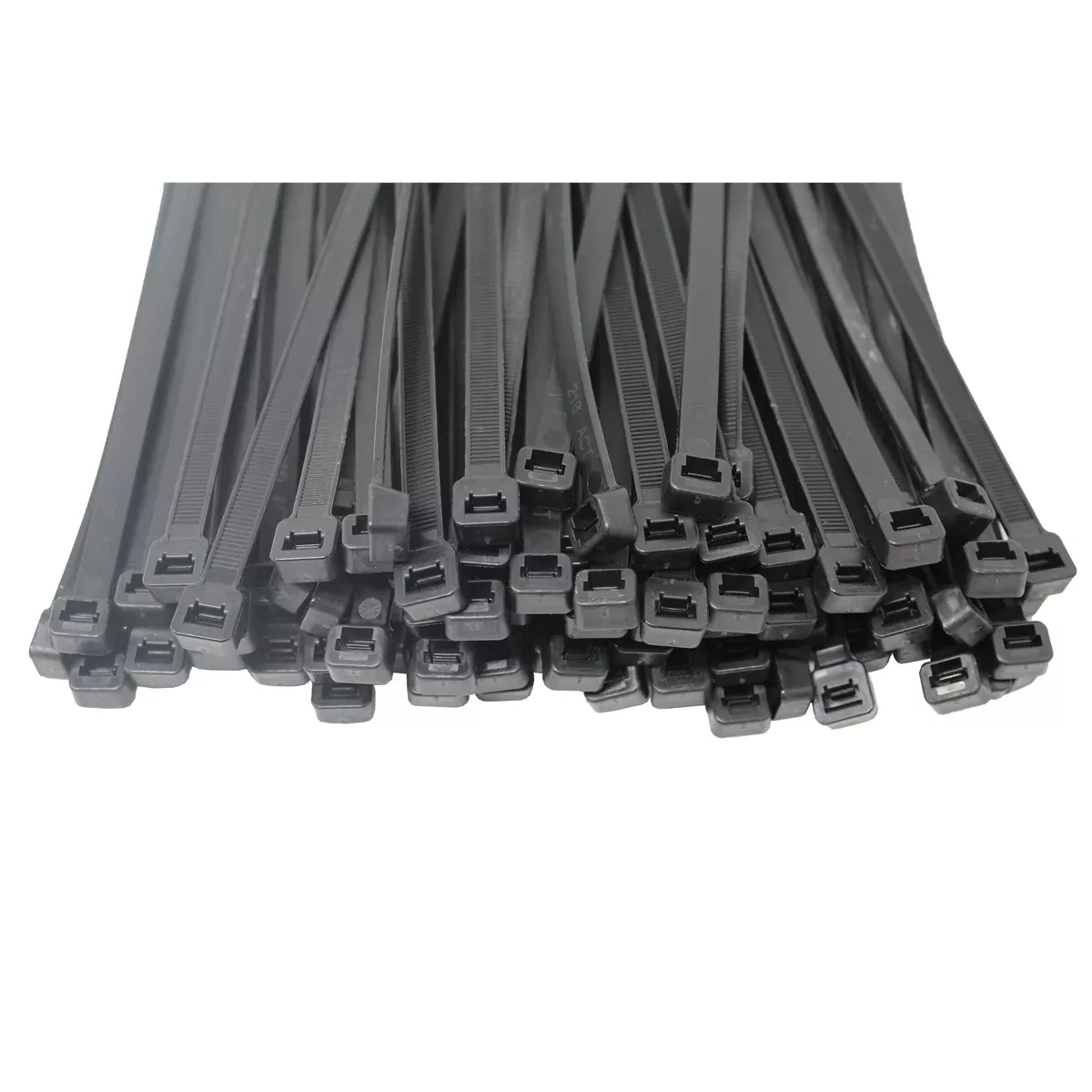 K Tool International 3-PACK Cable Zip Tie Tie 14 in. Black 100/bag 120 lb. Tensile