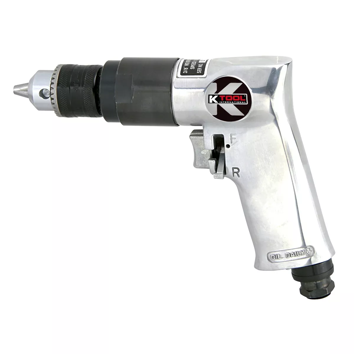 K Tool International Air Drill Reversible 3/8"" Drive