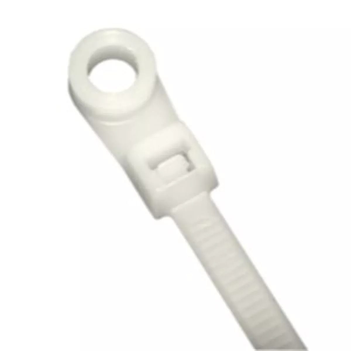 K Tool International Cable Zip Tie 14 Ich Natural 100/Pack 50 Pound Tensile with Mount Head