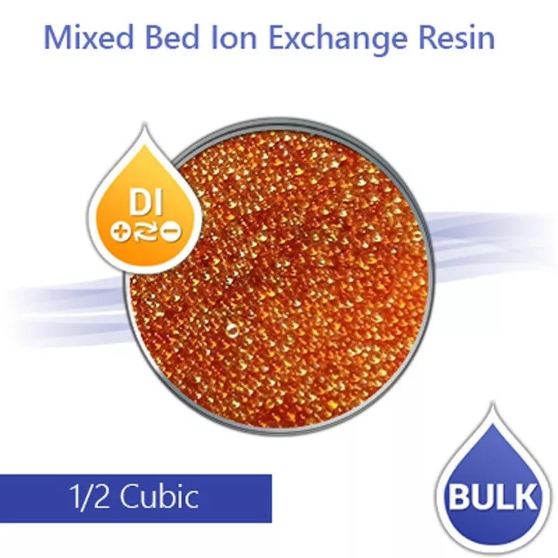 Spot Free Finish DI Resin Refill 1/2 Cu Ft BagDeionized Water Filter Resin Replacement